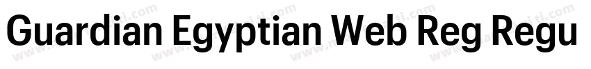 Guardian Egyptian Web Reg Regular字体转换